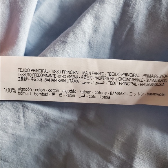 NWT Zara Halter Dress light blue M - Picture 12 of 13